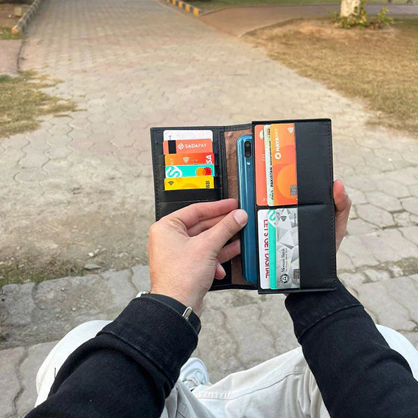 Long Wallet For Mobile, Cash And Cards