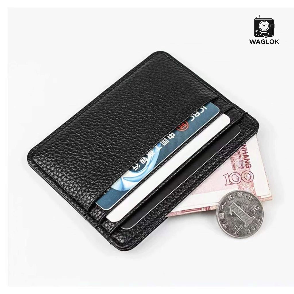 2-Piece Black Slim Card Holder – Buy 1, Get 1 FREE!