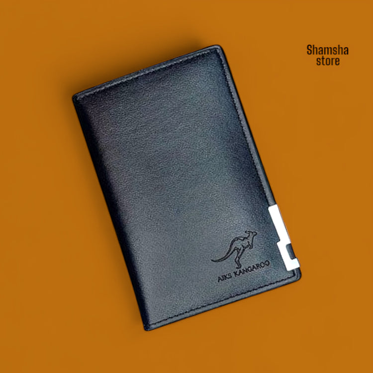 Kangaroo Slim Wallet – Steel Clip