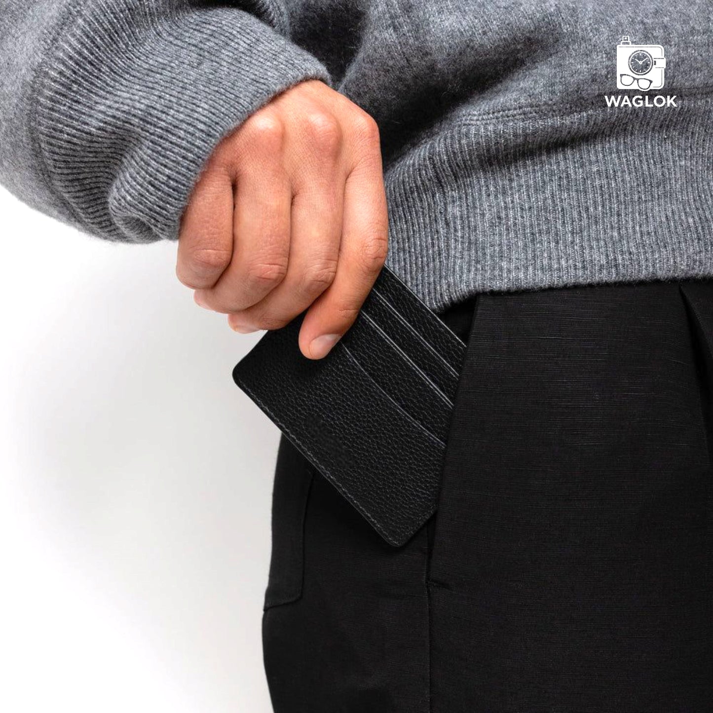 2-Piece Black Slim Card Holder – Buy 1, Get 1 FREE!