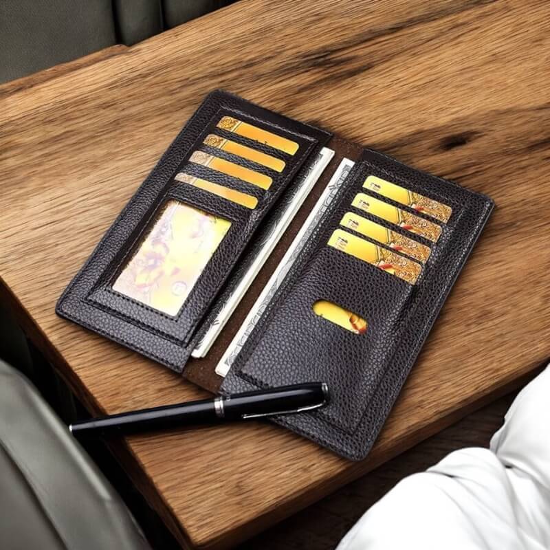 Shiny Chic: The Imported Wallet of Your Dreams