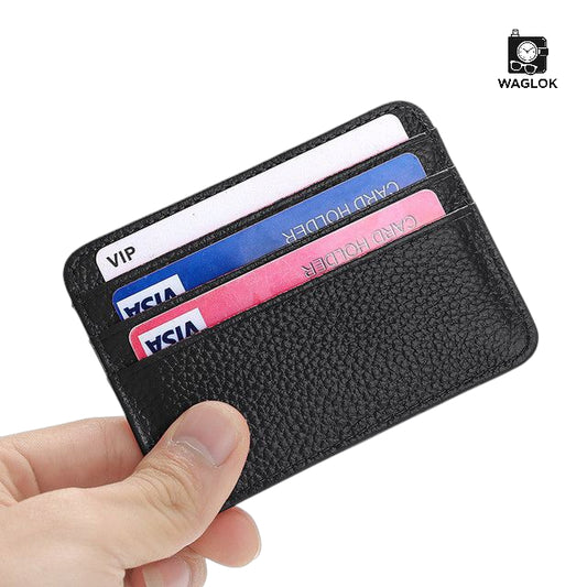 2-Piece Black Slim Card Holder – Buy 1, Get 1 FREE!