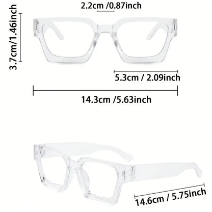 Transparent Bold Glasses (BUY 1 GET 1 FREE)